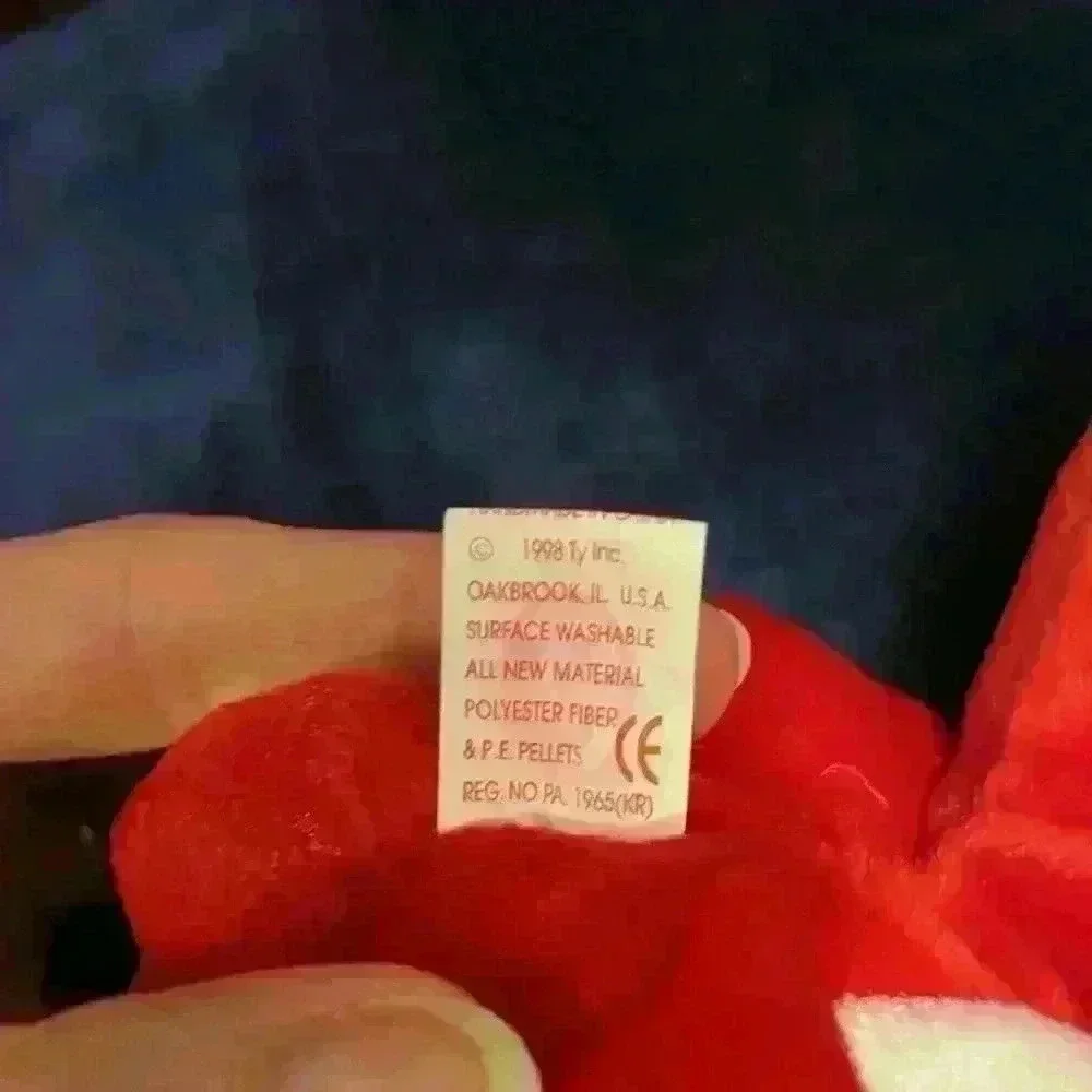 1998 Santa Ty Beanie Baby.